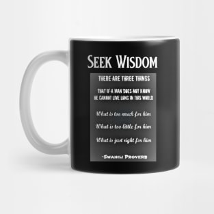 Seek Wisdom Mug